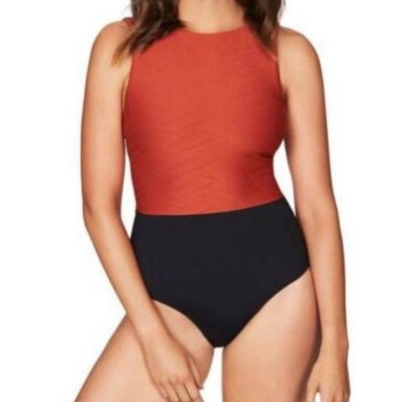Sea Level one piece swimsuit - Tuscan Sun Size US 10 NWT - Picture 1 of 11